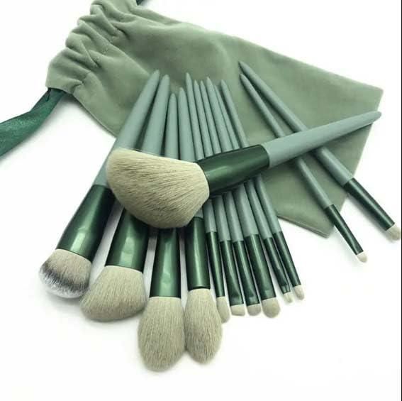 13 Makeup Brush With Pouch Set