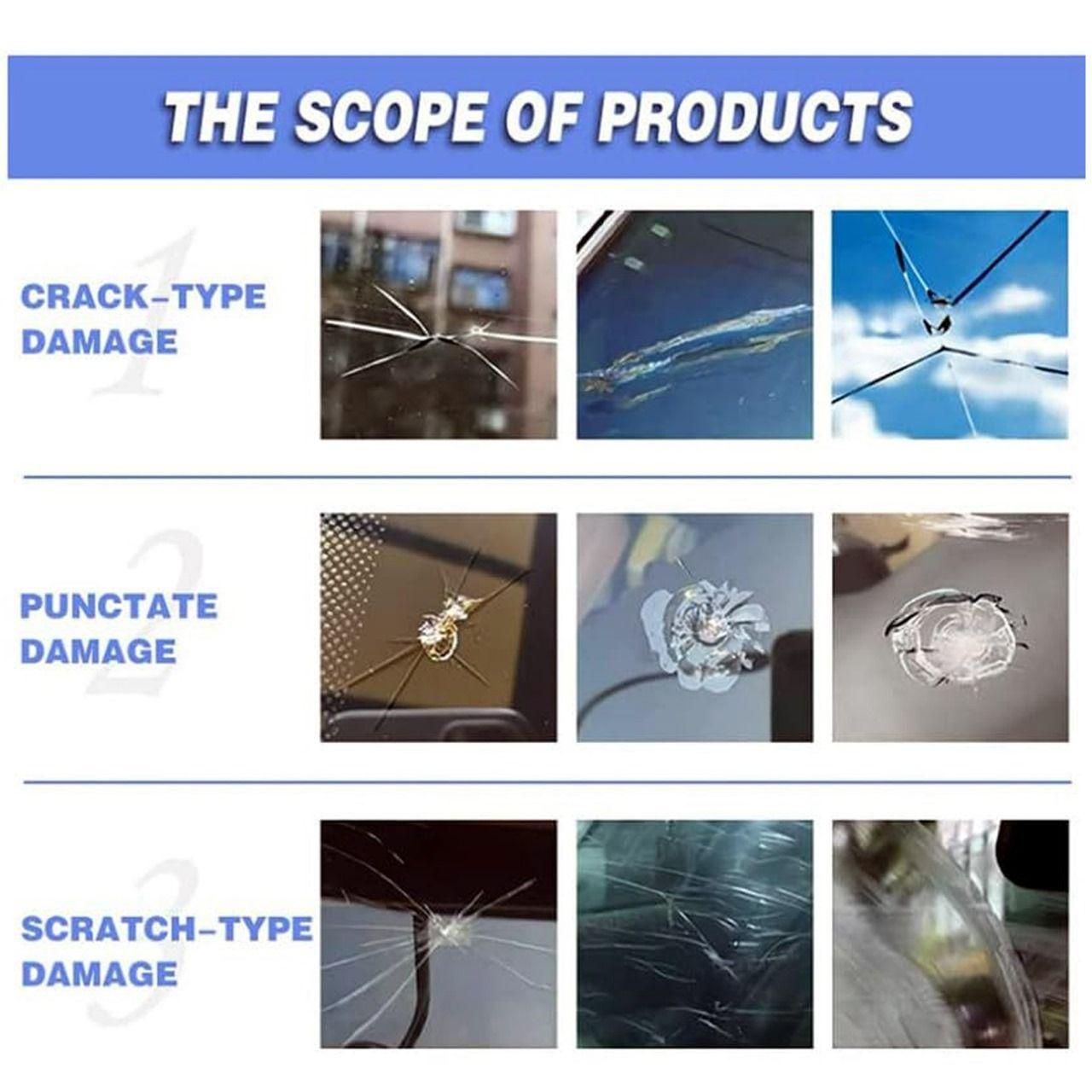 Glass Crack Repair Kit