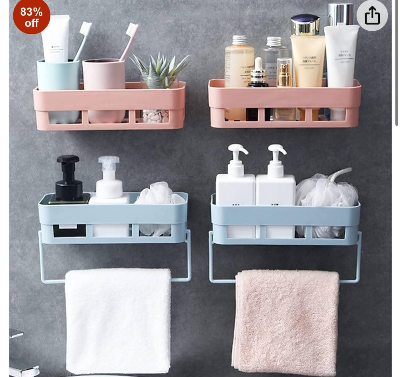 Triangle Wall Mount Storage Basket Combo