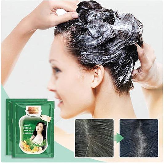 Plant Extract For Grey Hair Color Bubble…