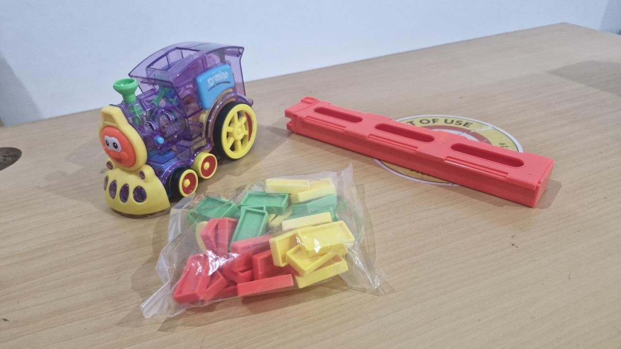 Train Toy Domino Set For Kids Bpa-Free Pl…