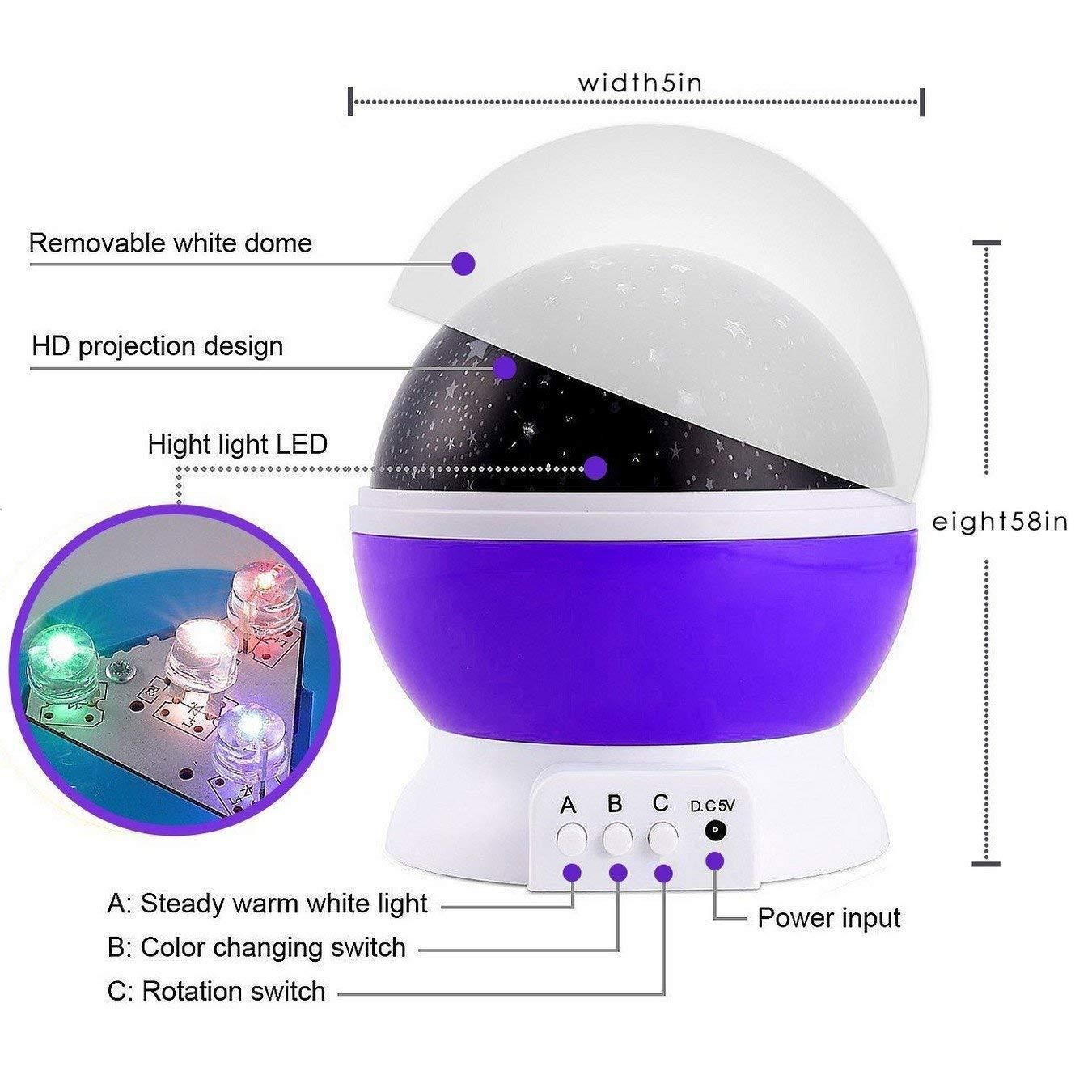 Star Master Dream Color Changing Rotating…