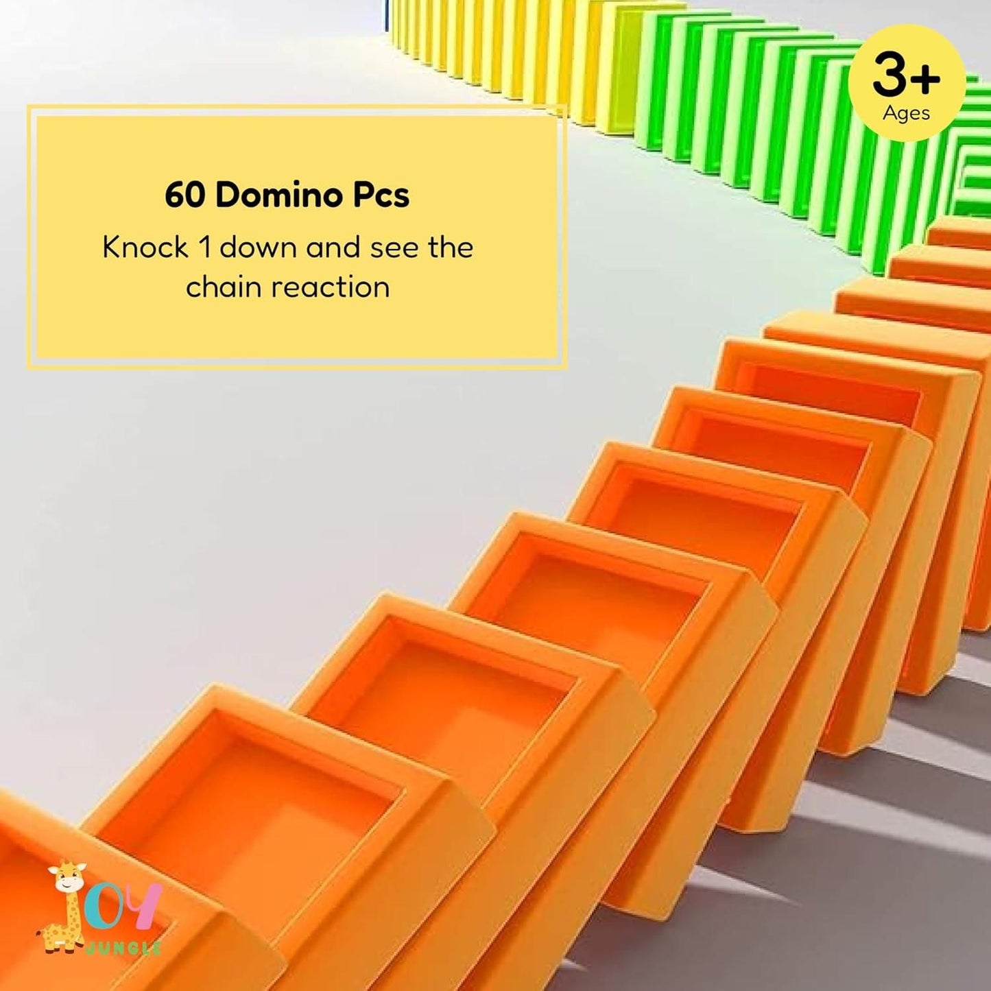 Train Toy Domino Set For Kids Bpa-Free Pl…