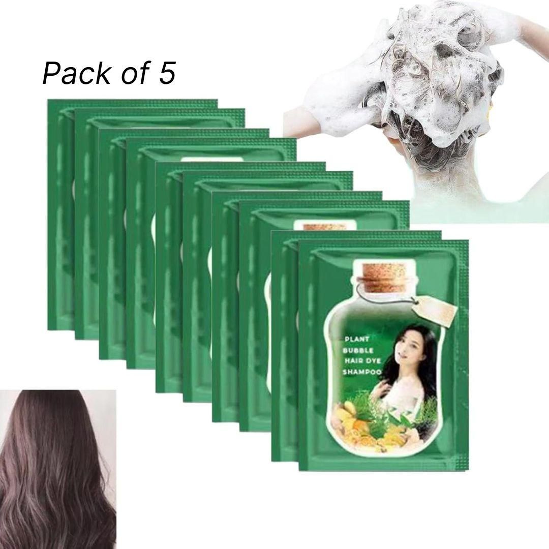 Plant Extract For Grey Hair Color Bubble…