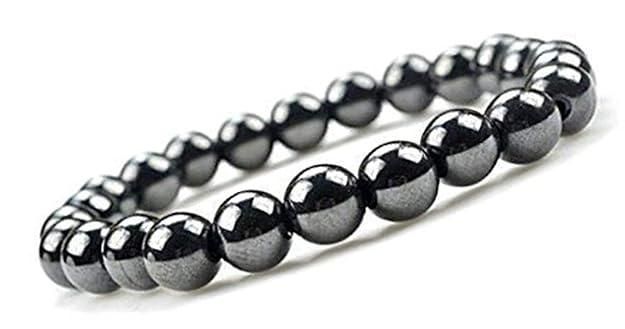 Natural Round Beads Magnetic Hematite Cry…