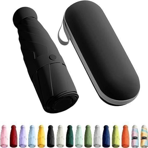 Mini Capsule Umbrella with Case