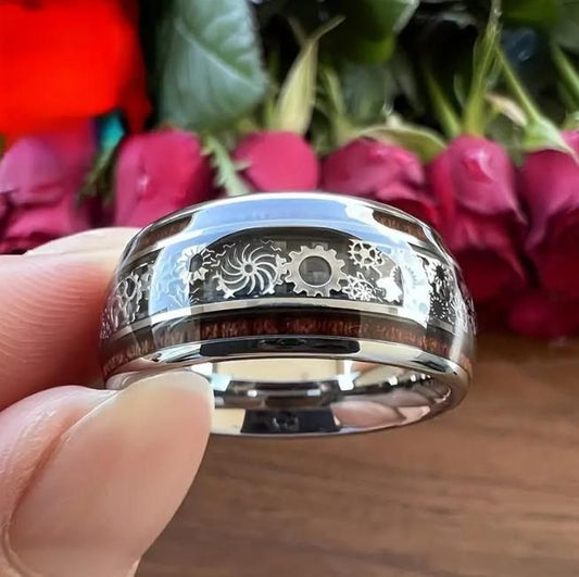 Luxurious Mechanical Gear Stainless Steel…