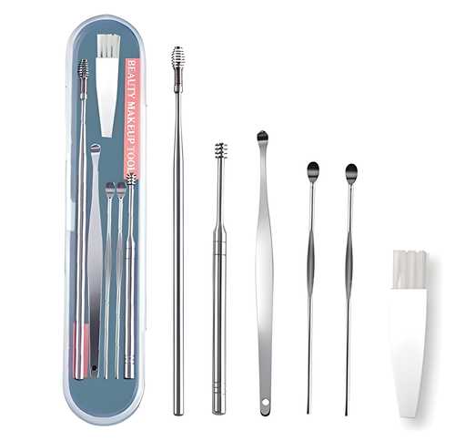 6 Ear Wax Removal Smooth Stainless Steel…