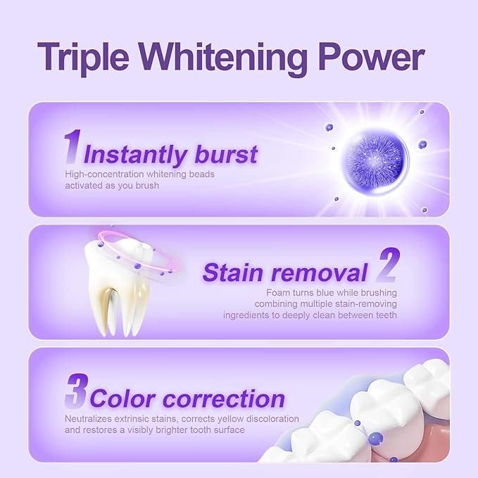 Purple Luxe Toothpaste 100 Gm Of 2