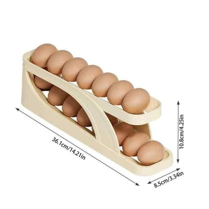 Automatically Rolling Egg Holder Containe…