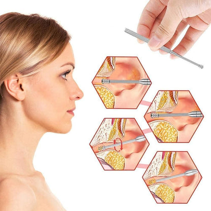 6 Ear Wax Removal Smooth Stainless Steel…