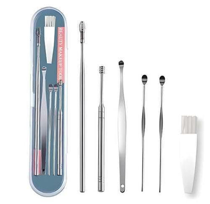 6 Ear Wax Removal Smooth Stainless Steel…