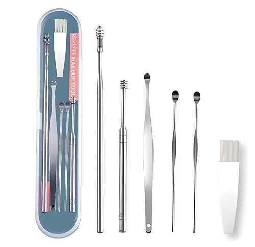 6 Ear Wax Removal Smooth Stainless Steel…