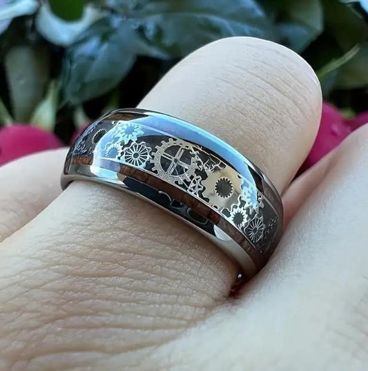 Luxurious Mechanical Gear Stainless Steel…
