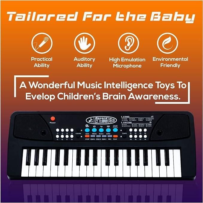 37 Keys Piano Keyboard Toy With Microphon…